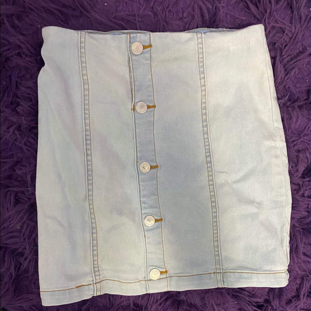 Button up Jean skirt.